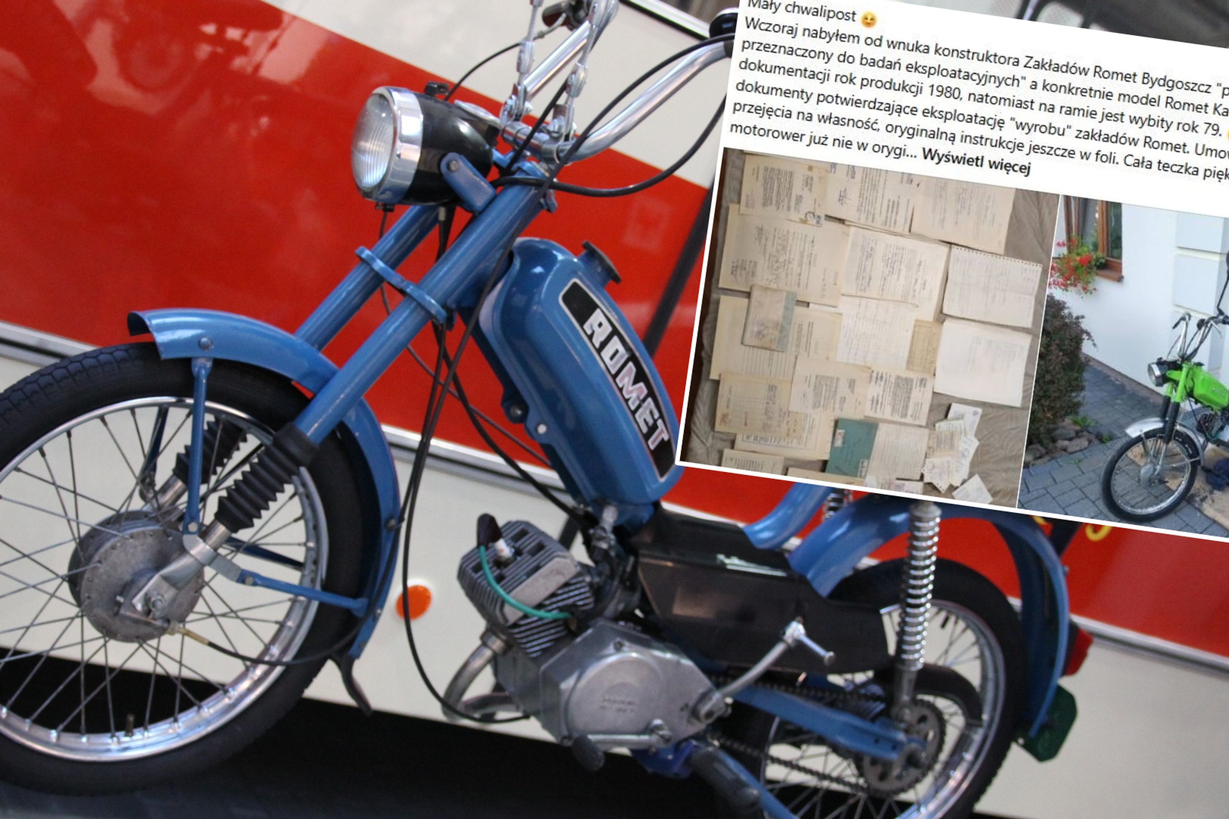 Rzadki prototyp z PRL po latach ujrzał światło dzienne. Wraz z nim dokumenty