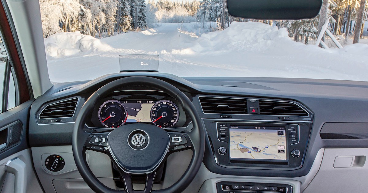 Bezprzewodowo podgrzewana szyba Volkswagena