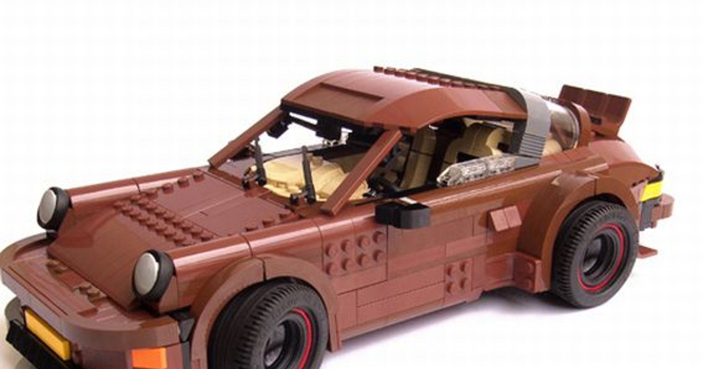 Porsche z działającym zawieszeniem