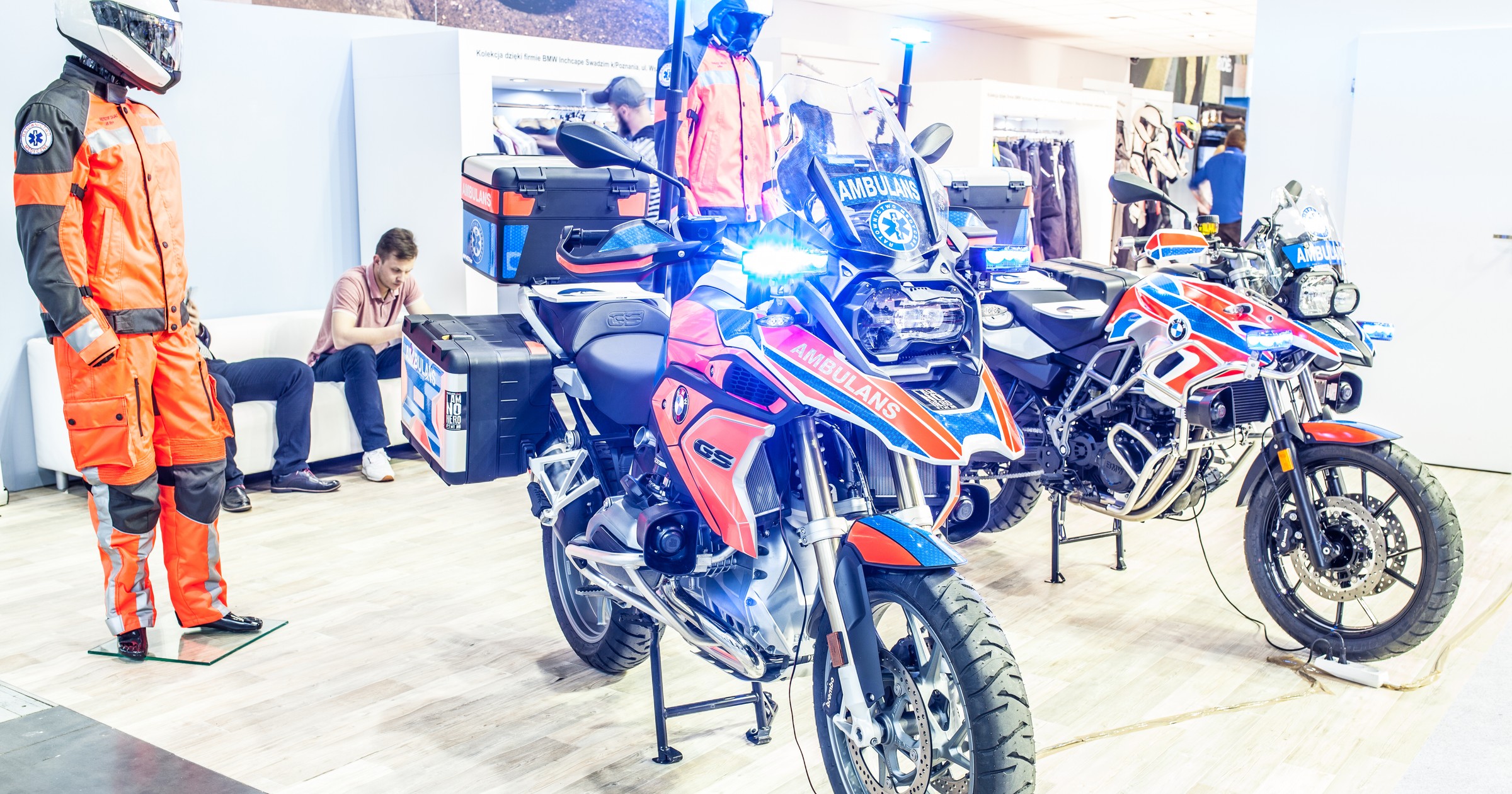 Motocykl ratowniczy - zdjęcie ilustracyjne