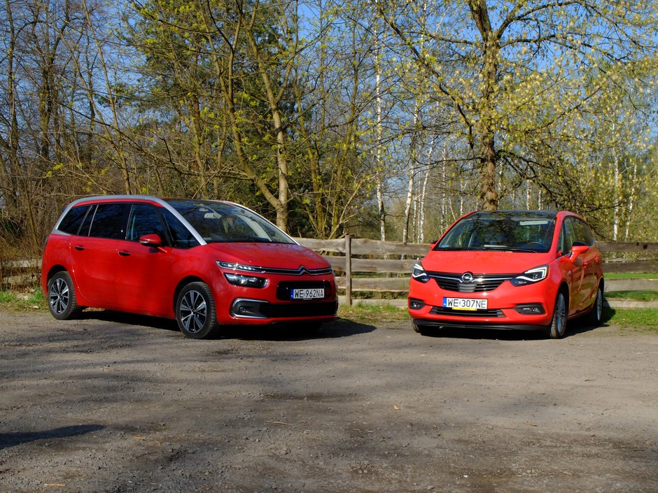 Opel Zafira i Citroen C4 Picasso