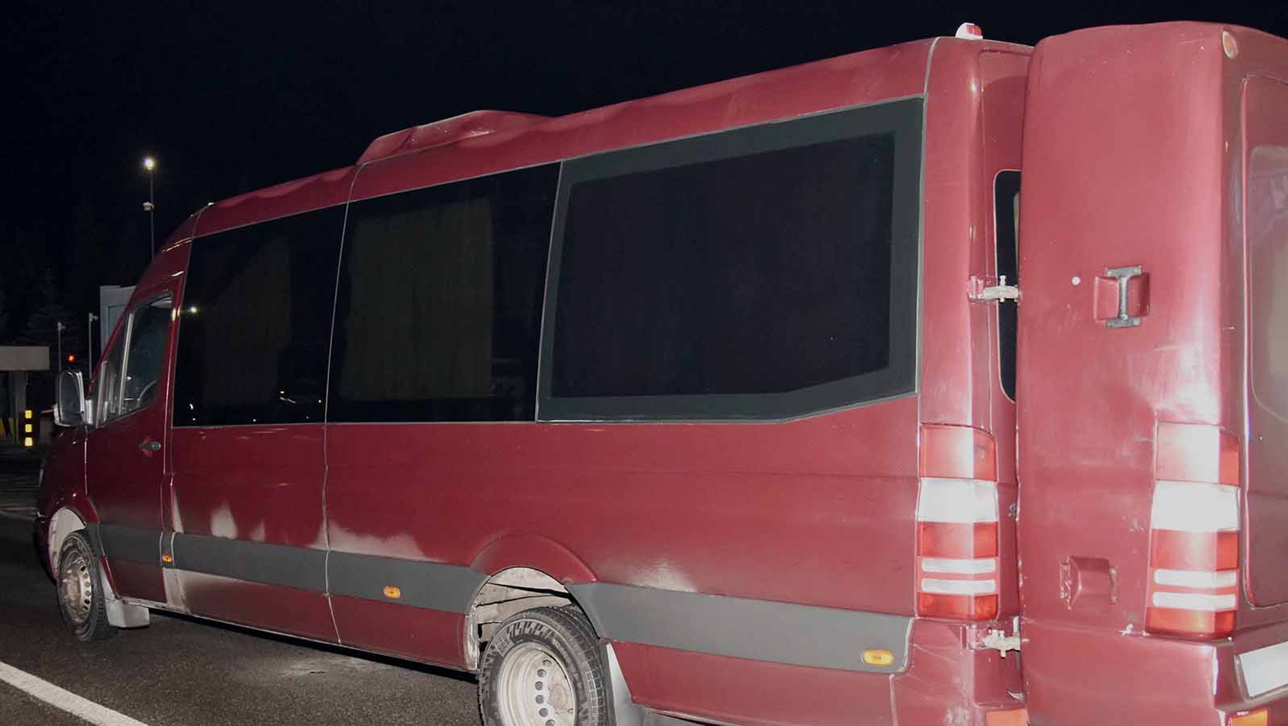 Mercedes zatrzymany przez Straż Graniczną