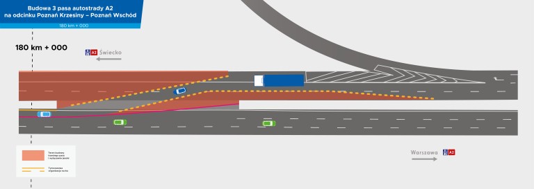 Rozbudowa A2, utrudnienia od 07.10.2024