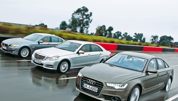 Audi A6 kontra BMW 5 i Mercedes klasy E: klasowe starcie odwiecznych rywali