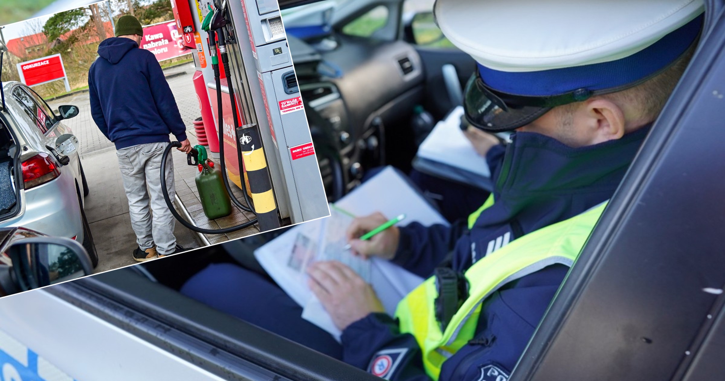 Mandat na stacji benzynowej? Za co w myśl przepisów grozi 3 tys. zł grzywny?