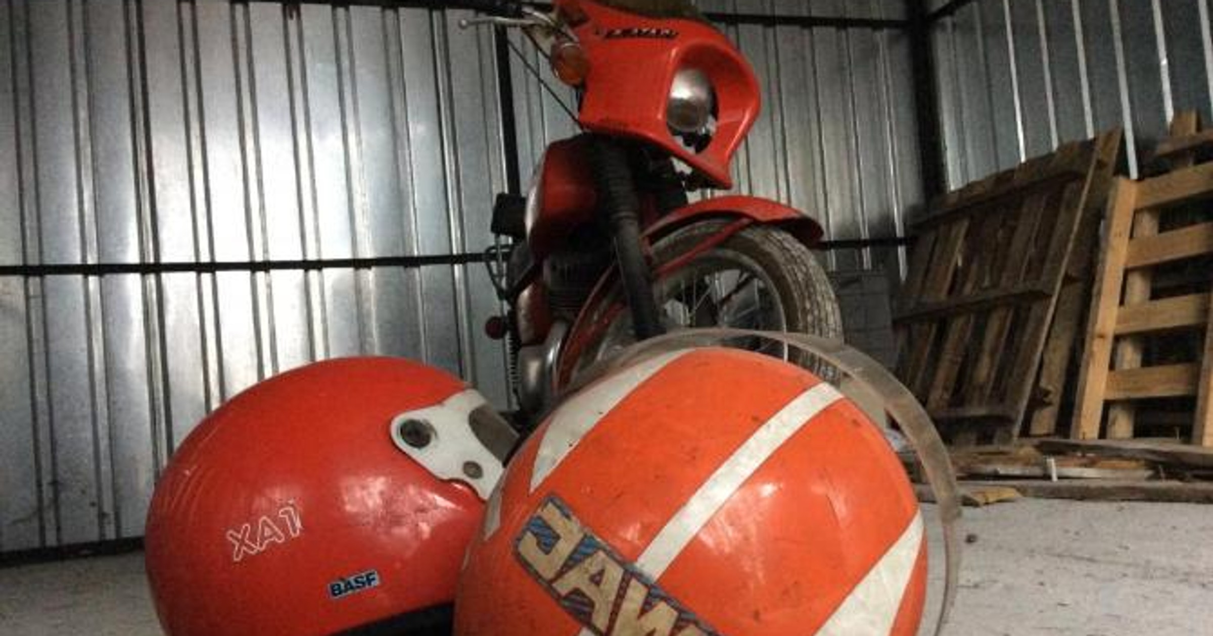 Jawa CZ350 z napadu na bank w 1988 roku