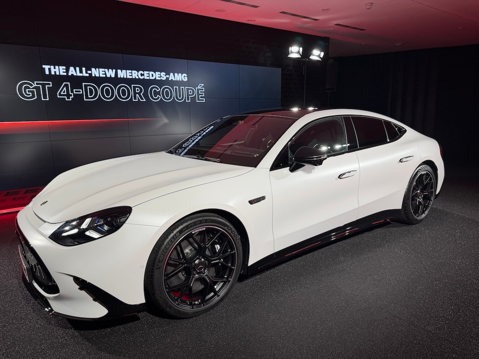 Nowy elektryczny Mercedes AMG GT 4-Door Coupe