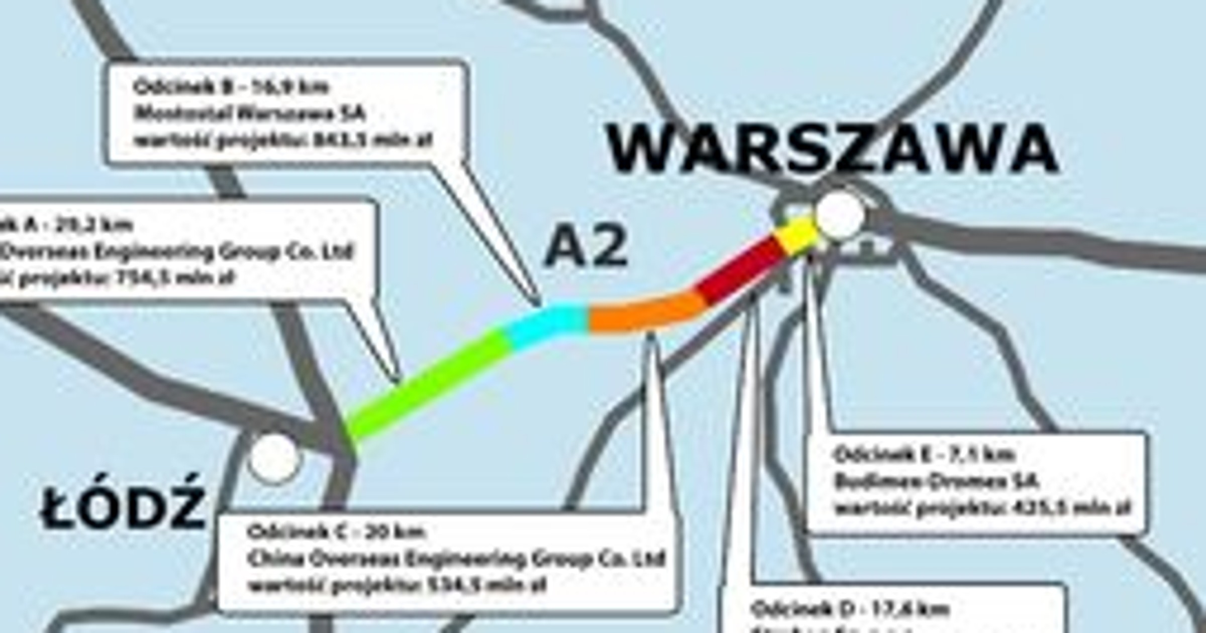 Autostrada A2: podpisano umowy na budowę odcinka Stryków - Konotopa