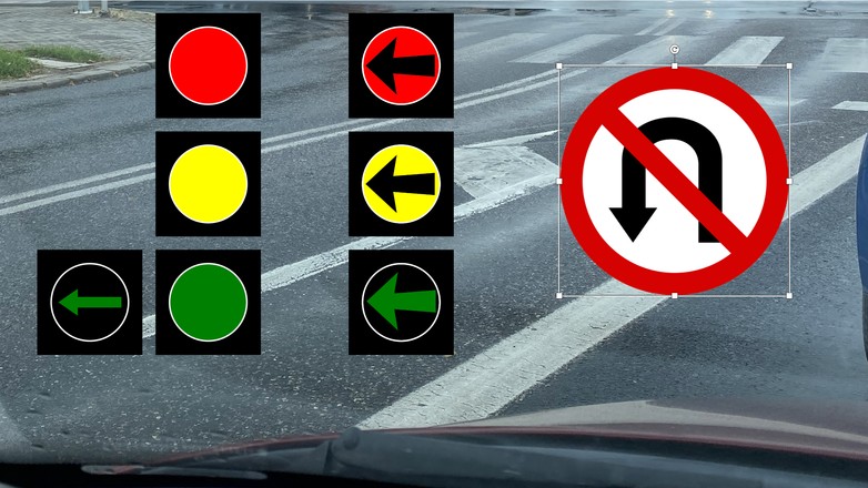 Sygnalizatory i znaki drogowe