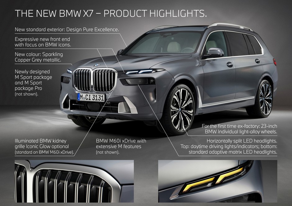 BMW X7 2022. Lifting