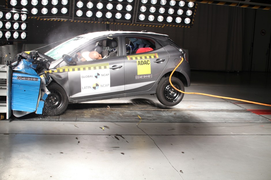Test zderzeniowy Hyundai HB20