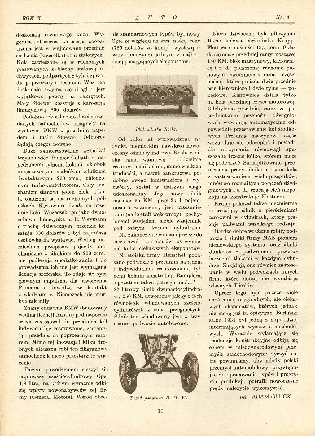 Wystawa samochodowa w Berlinie 1931