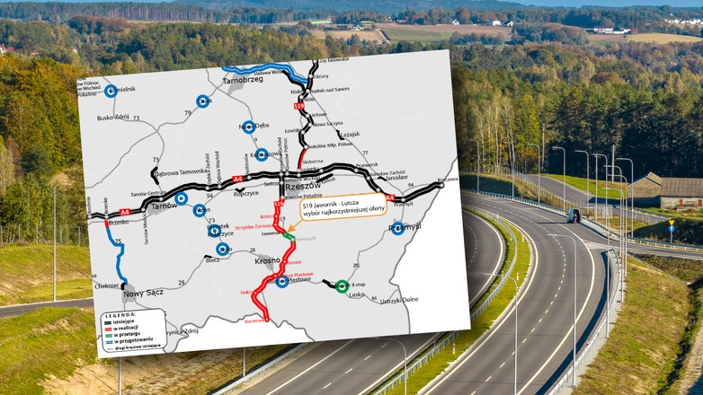 Droga S19 Jawornik - Lutcza
