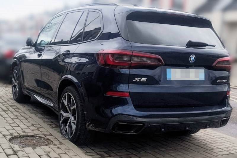 BMW X5 odzyskane przez służby