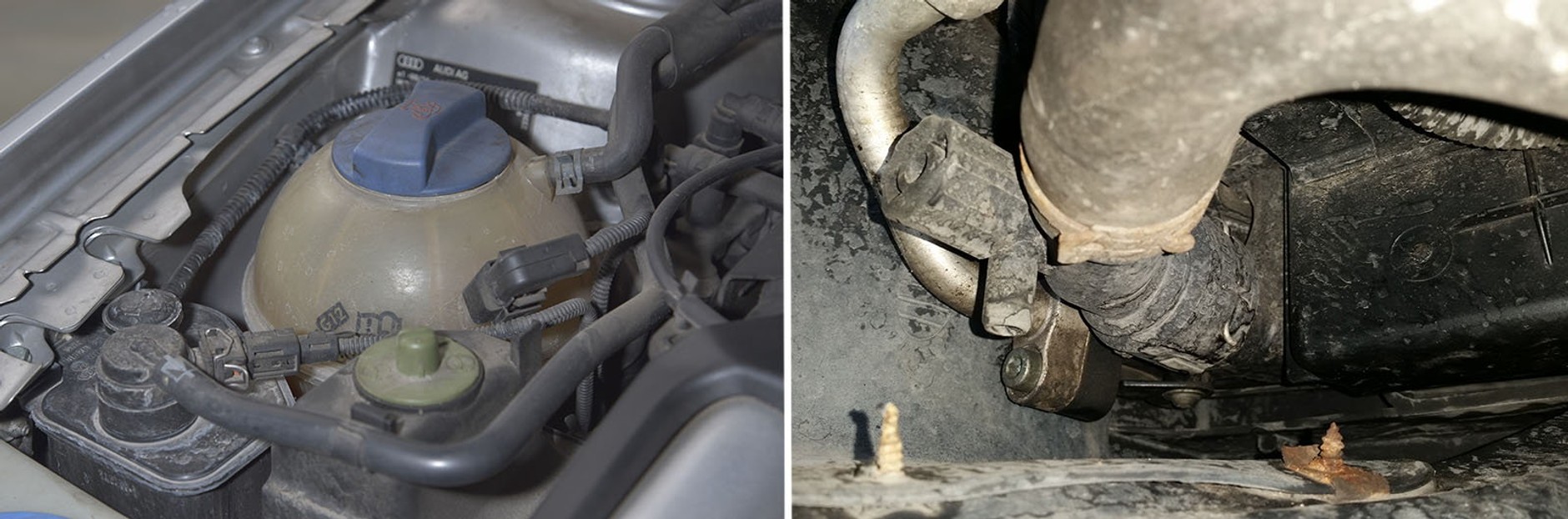 Samodzielna obsługa Audi A3 I 1.8: układ chłodzenia