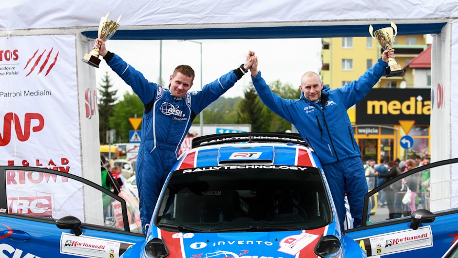 Łukasz Habaj i Piotr Woś (Ford Fiesta R5)