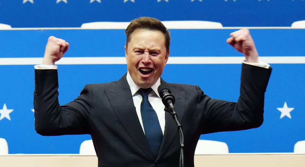 Elon Musk, 20 stycznia 2025 r.