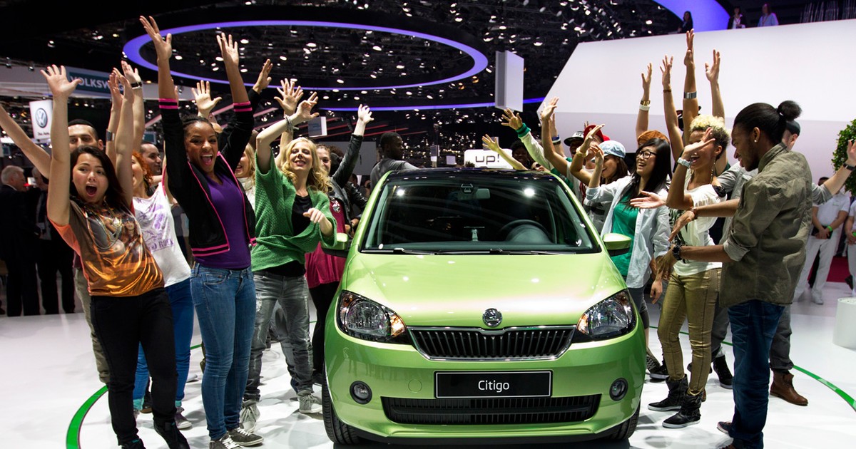 Skoda Citigo 5d w rytmie techno