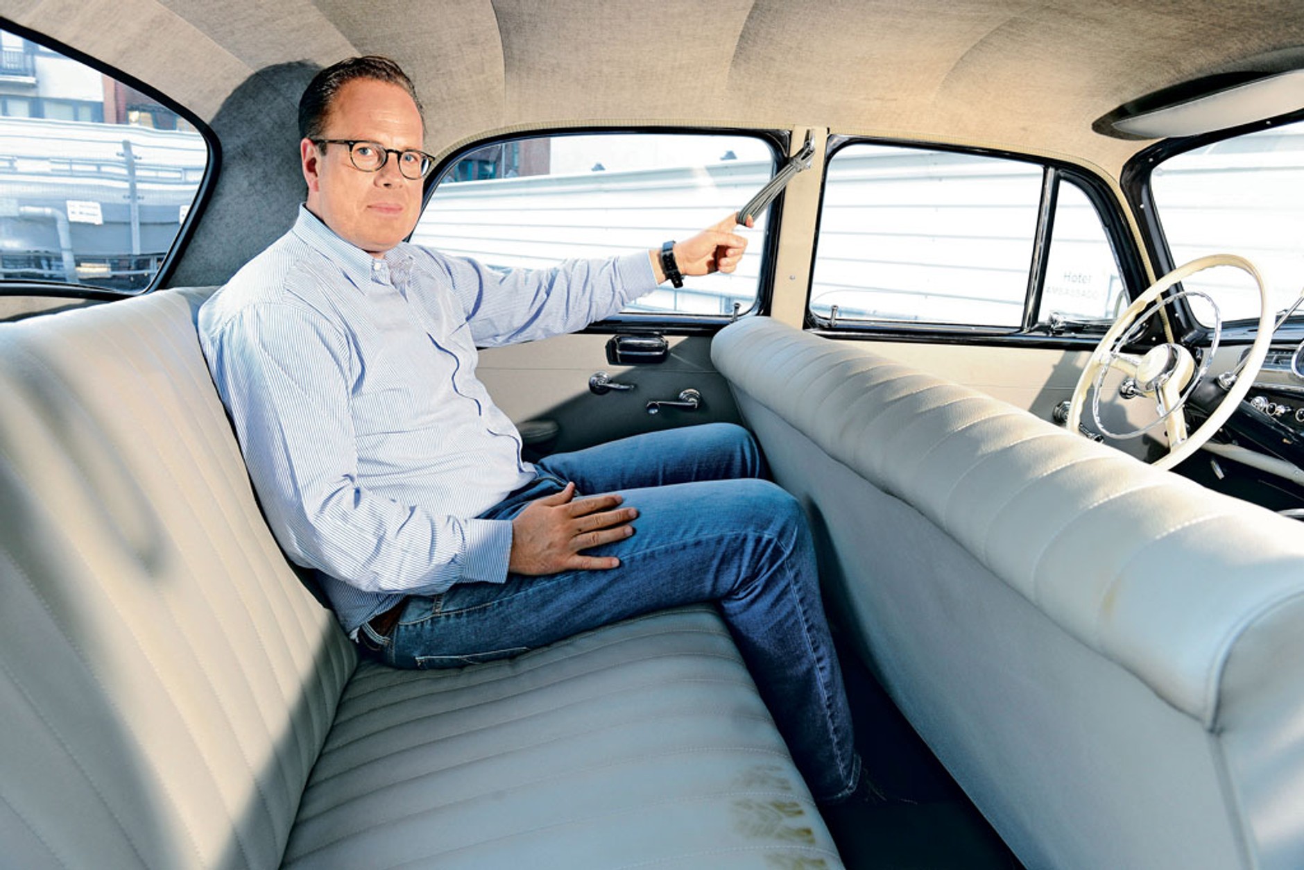 Mercedes 180 D- koń pociągowy