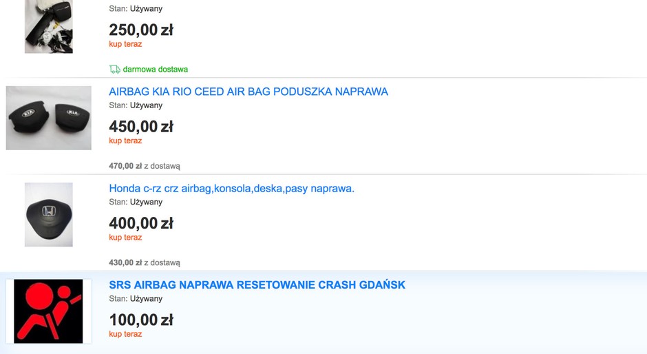 Setki groźnych ofert