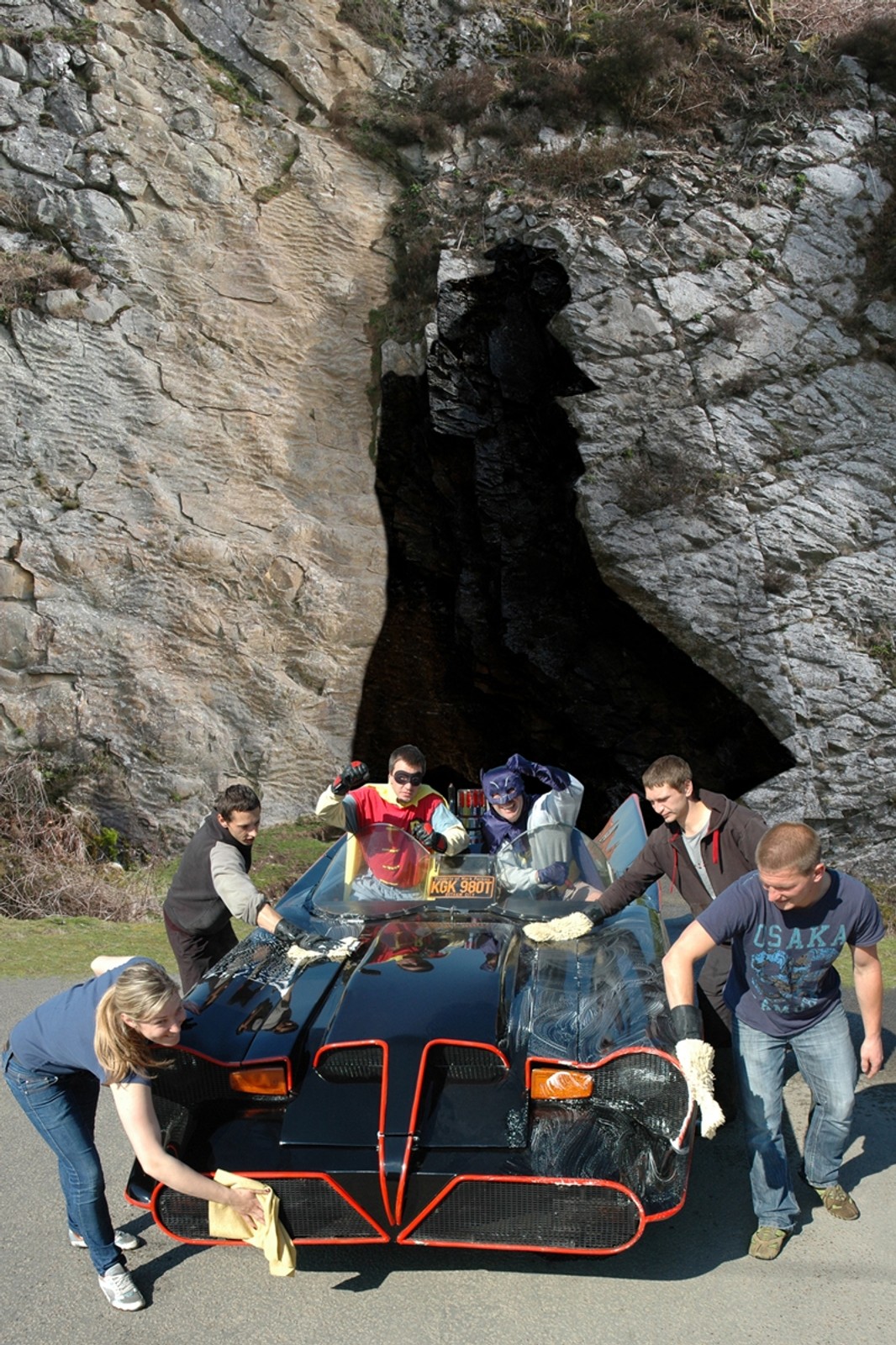 Batman źle parkuje, trzeba będzie zapłacić mandacik