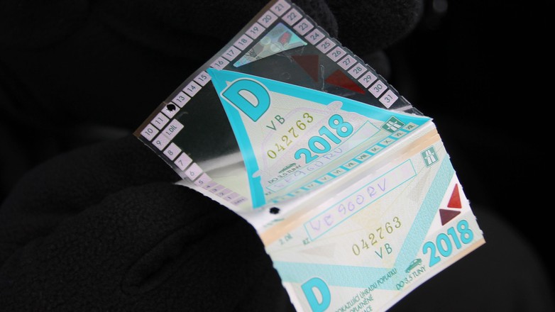 Czeska winieta autostradowa