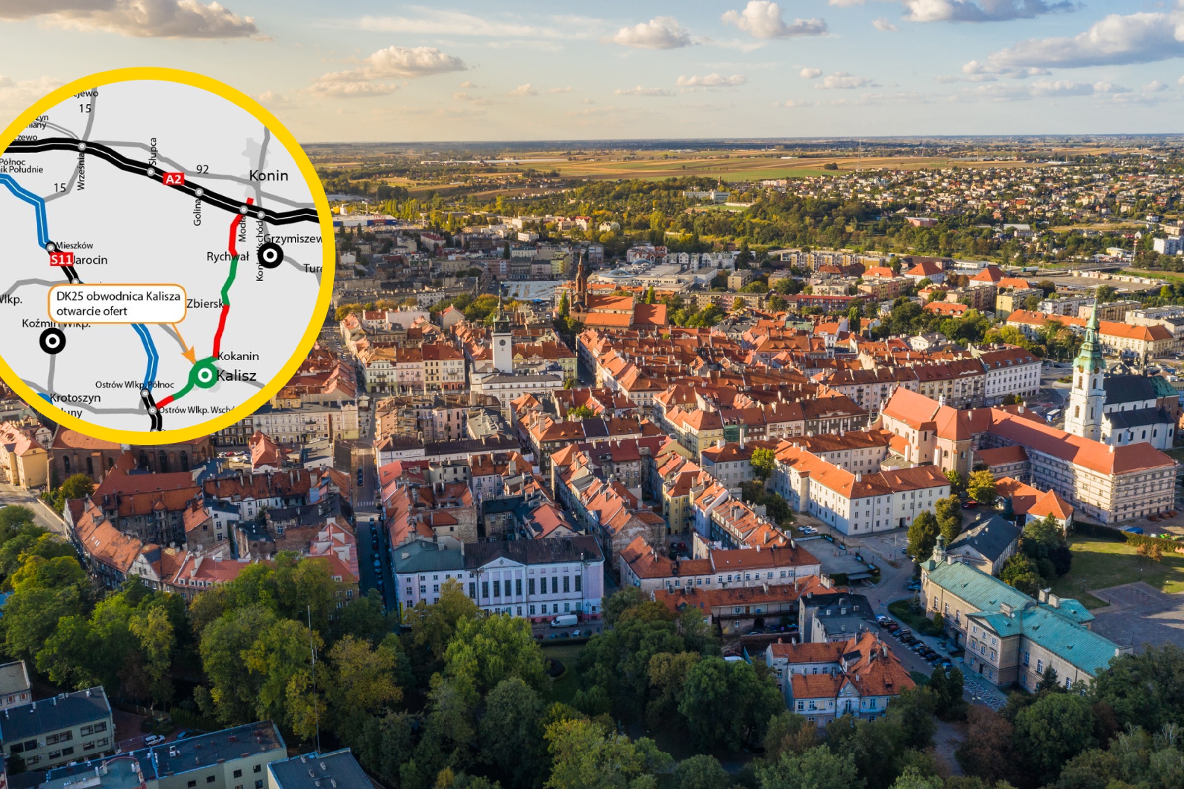 Obwodnica Kalisza coraz bliżej. Są wszystkie oferty. Padła też data