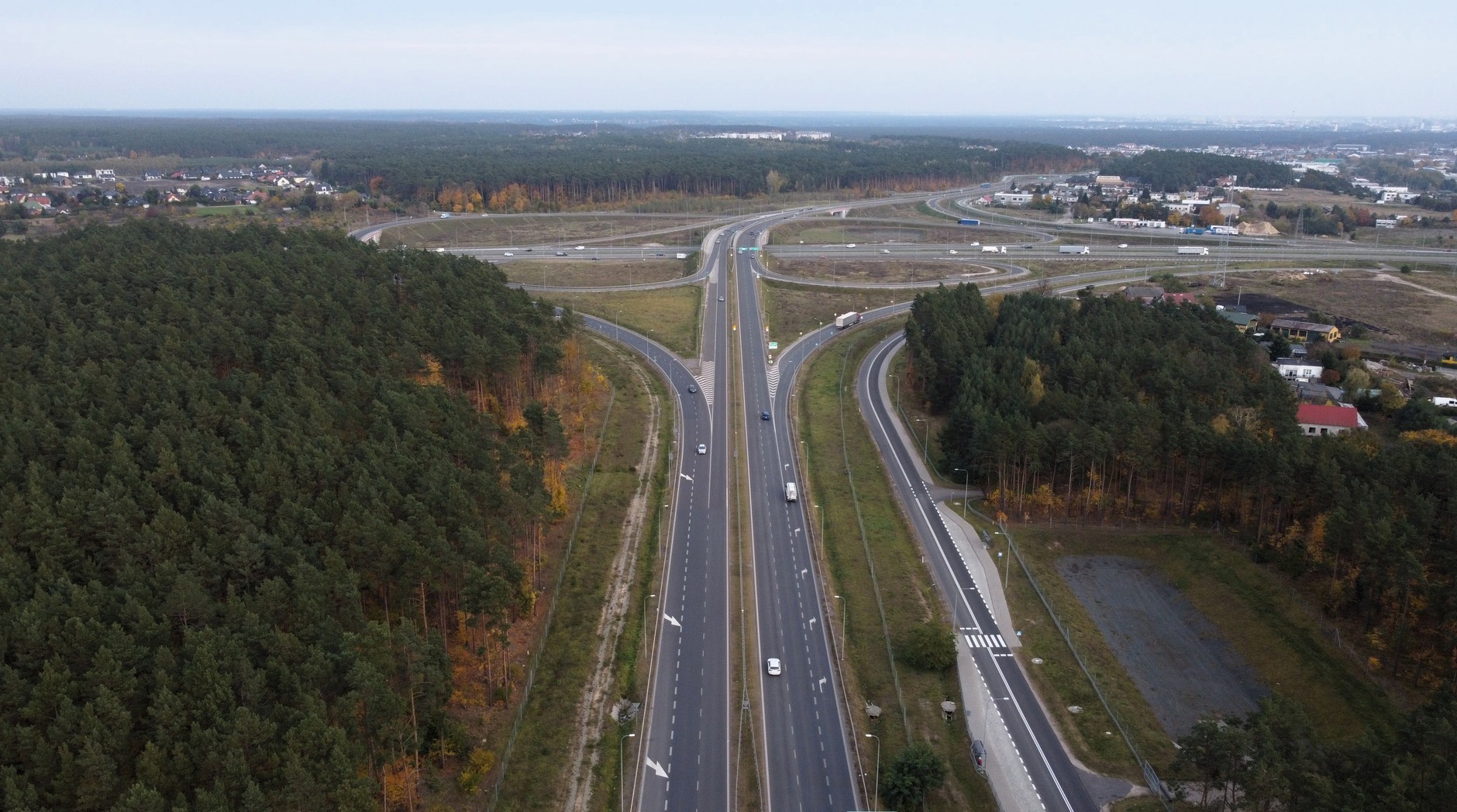 Droga S10 koło Bydgoszczy