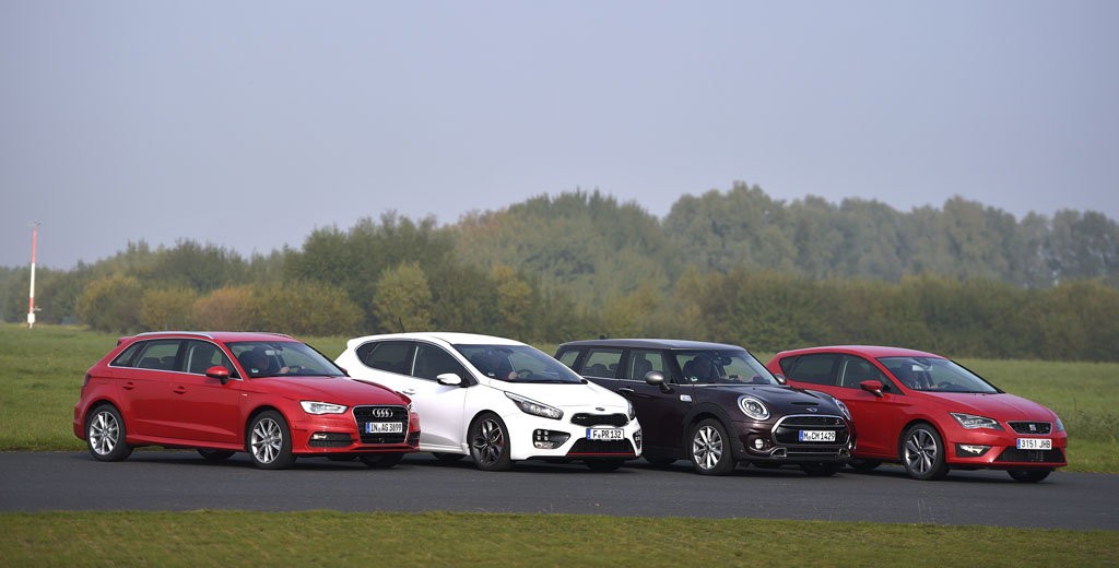 Mini Clubman kontra Audi A3, Kia cee'd GT i Seat Leon