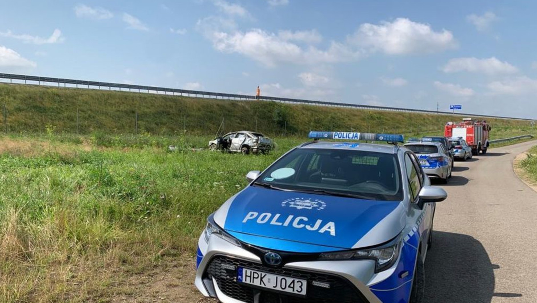Wypadek przy autostradzie A4