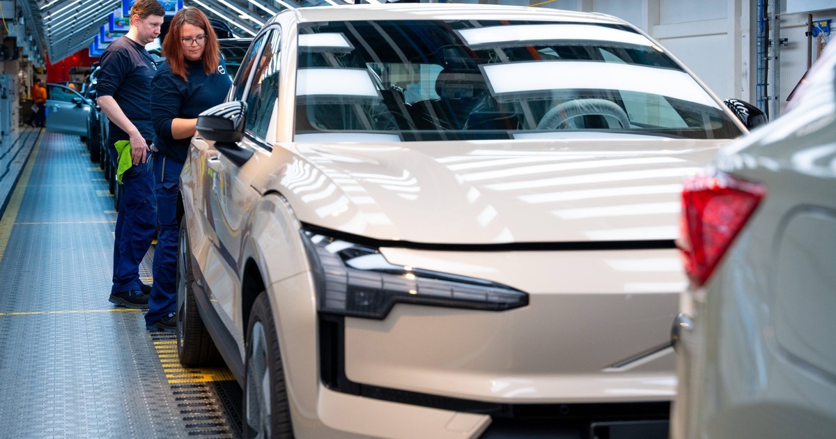 Produkcja Volvo EX30 w Gandawie