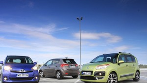 Toyota Verso S kontra Hyundai ix20 i Citroen C3 Picasso: czy to vany idealne na miasto?
