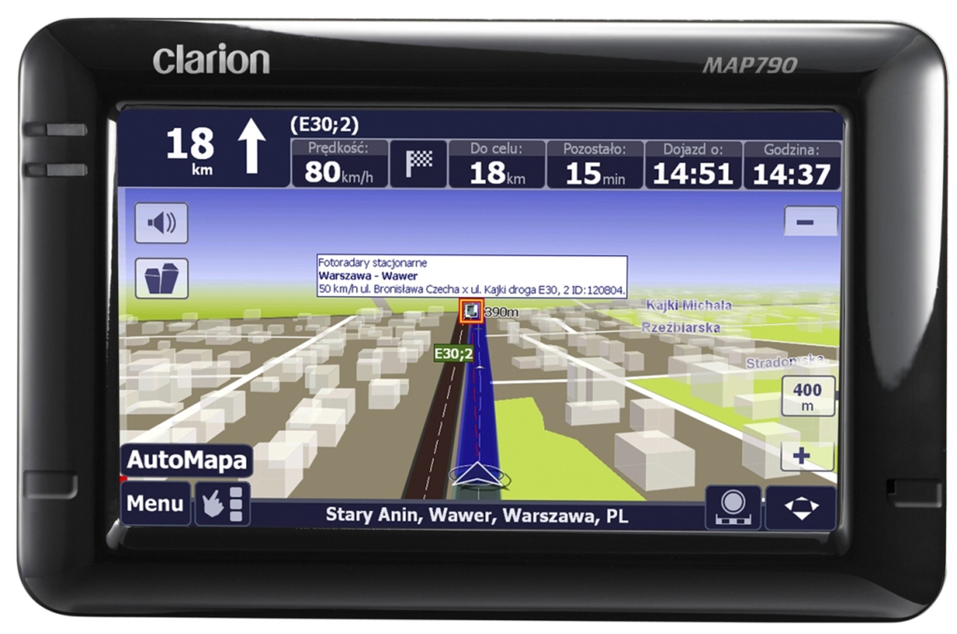 Clarion MAP790 - nowa nawigacja w segmencie premium