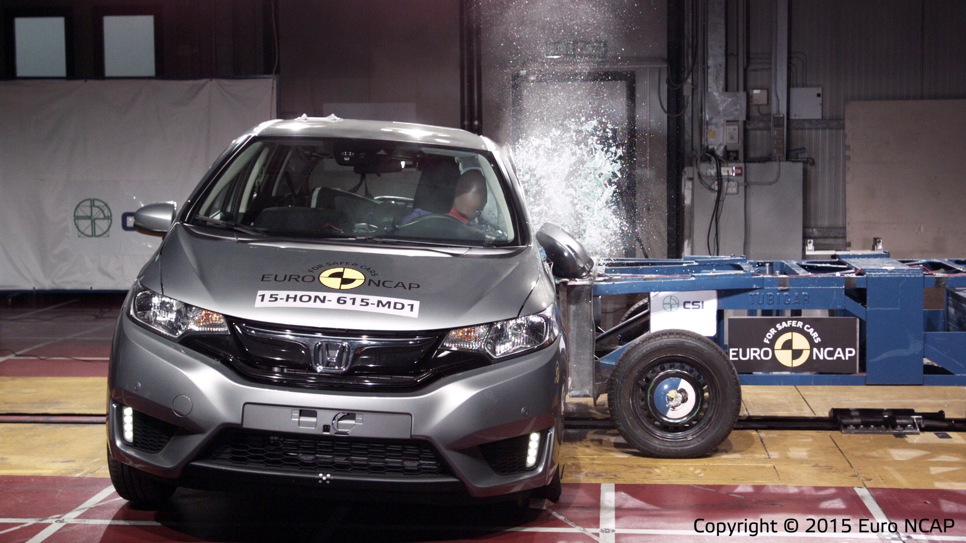 Honda Jazz - test zderzeniowy