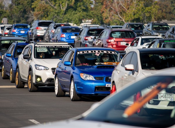 Subaru pobiło rekord Guinnessa - parada 1751 aut