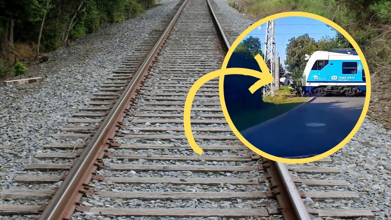 Dramatyczne nagranie z Czech. Tak skończyła się ucieczka przed policją (fot. screen: Facebook/bandyci.drogowi)