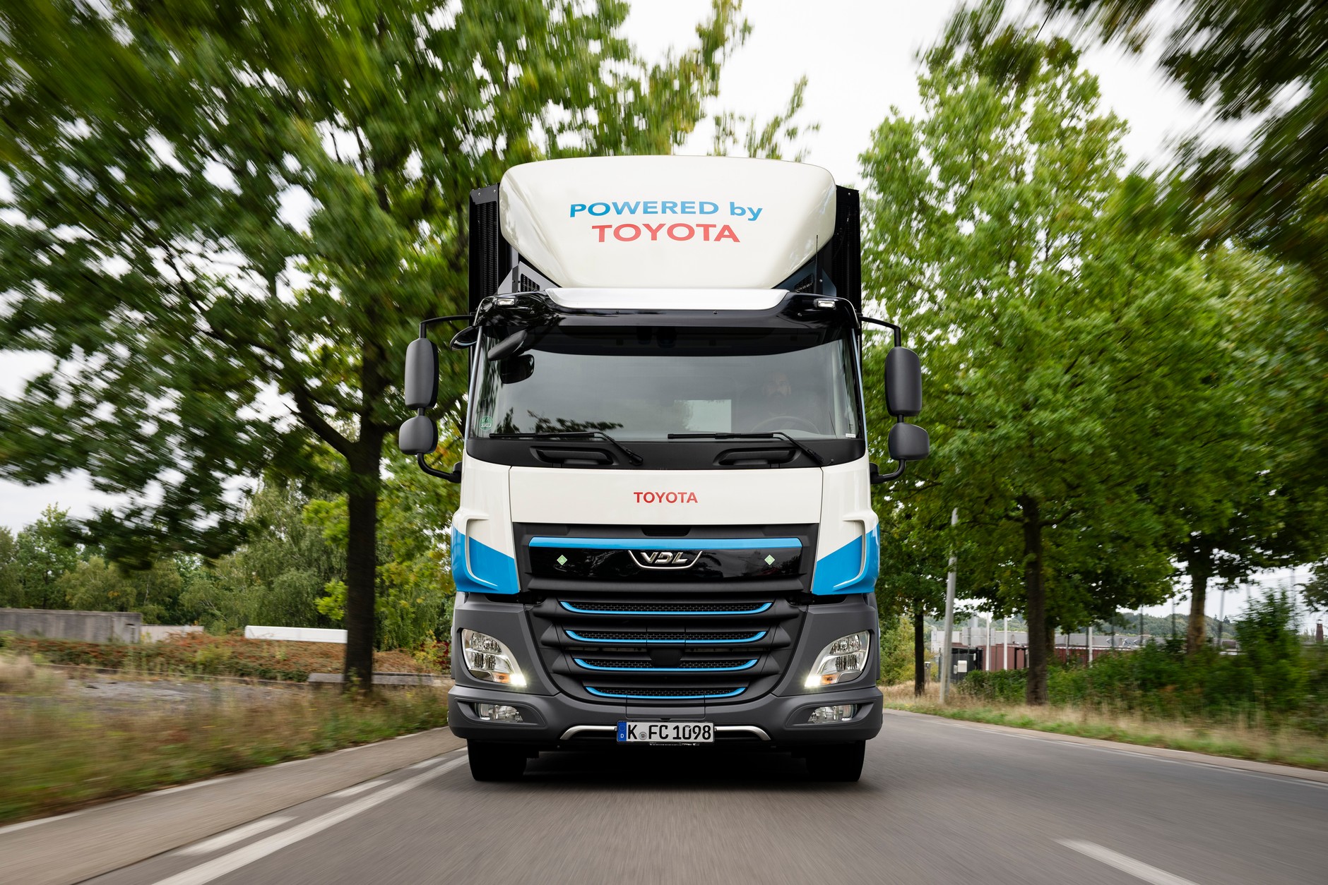 Wodorowa ciężarówka Toyoty i VDL marki DAF