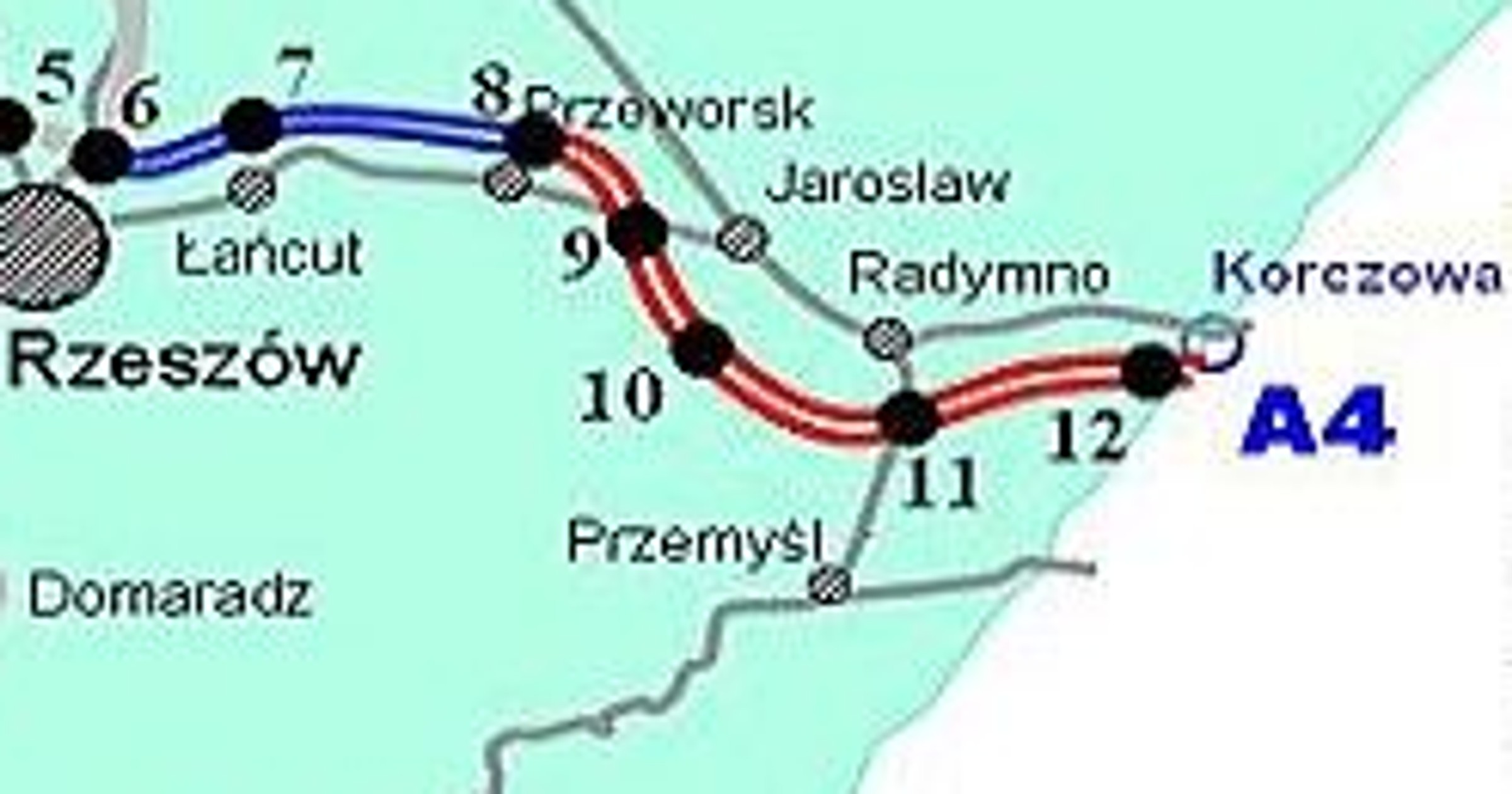 Autostrada A4: 47 km odcinek Jarosław - Korczowa tańszy o 560 mln zł