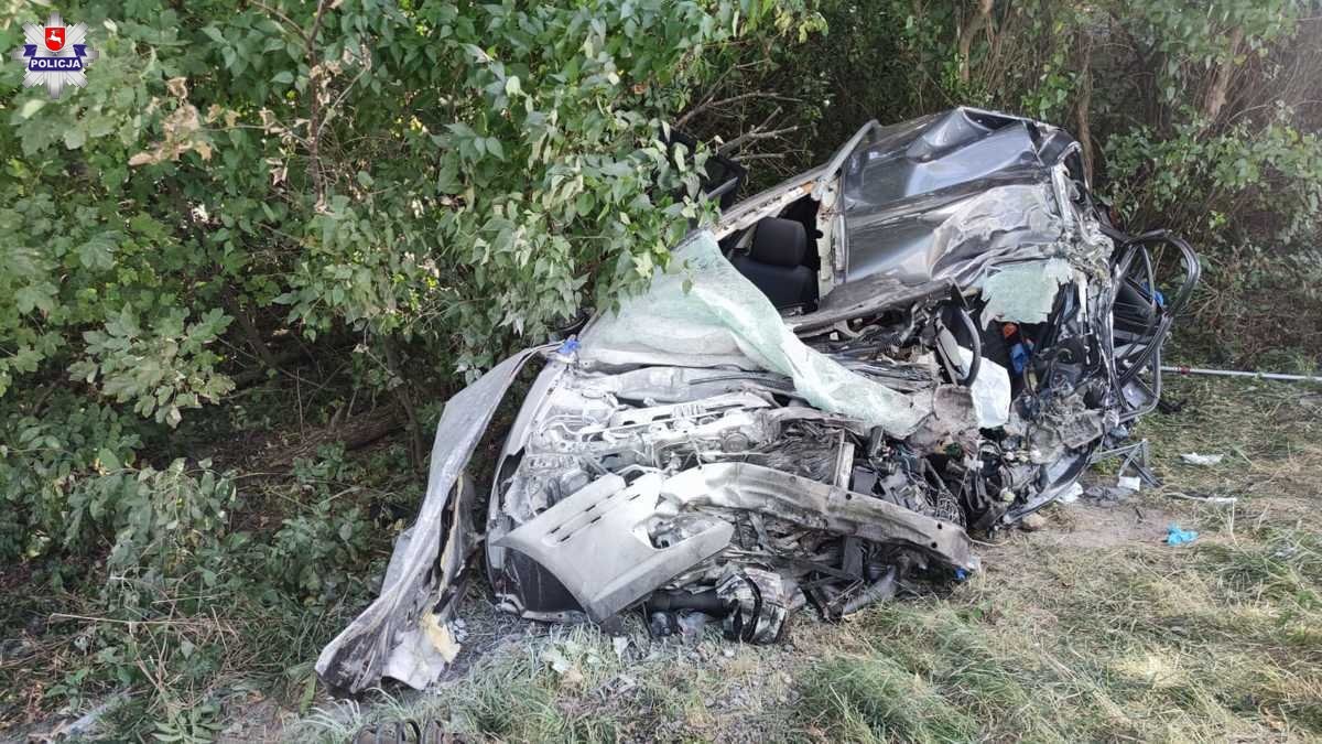 Tragedia na DK-12. Matka zginęła, syn został ranny