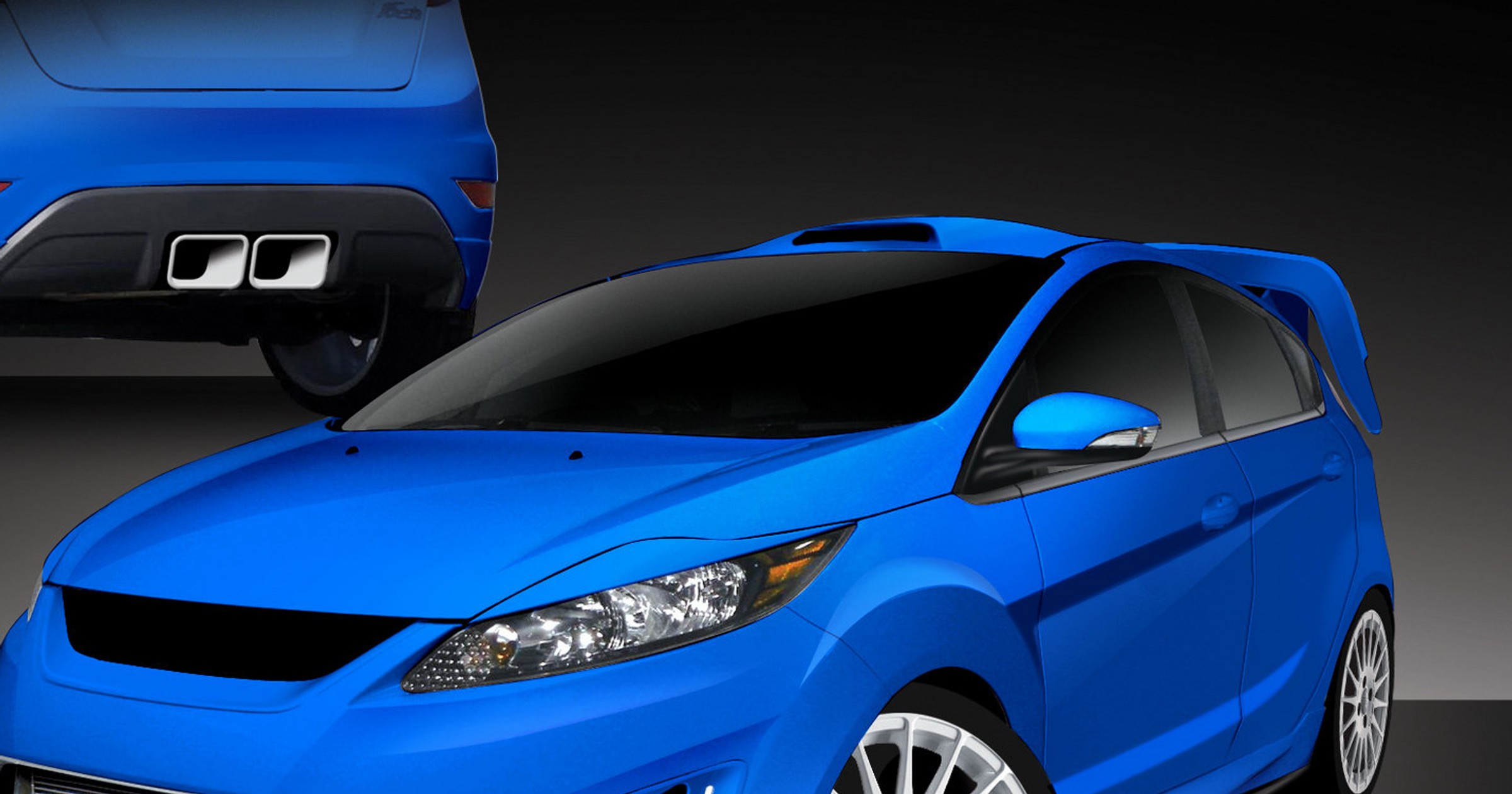 Mocniejszy Ford Fiesta w Las Vegas