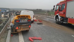 Niebezpieczny remont. Kierowca Passata potrącił śmiertelnie robotnika na drodze S3