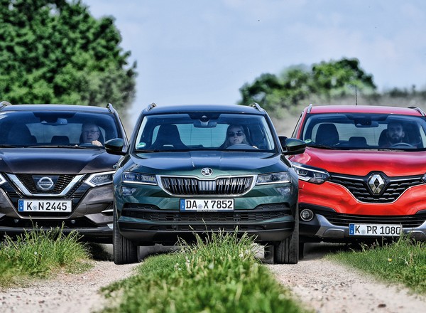 Nissan Qashqai kontra Renault Kadjar i Skoda Karoq - który model będzie lepszym wyborem?