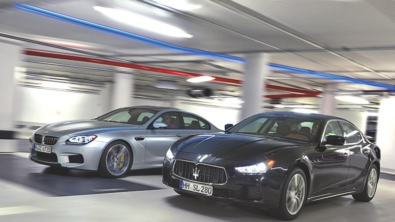 Maserati Ghibli kontra BMW M6: menedżer po godzinach