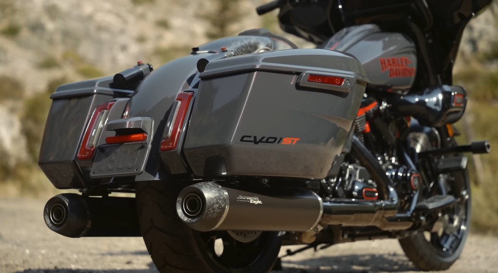 Motocykl marki Harley-Davidson - zdj. ilustracyjne