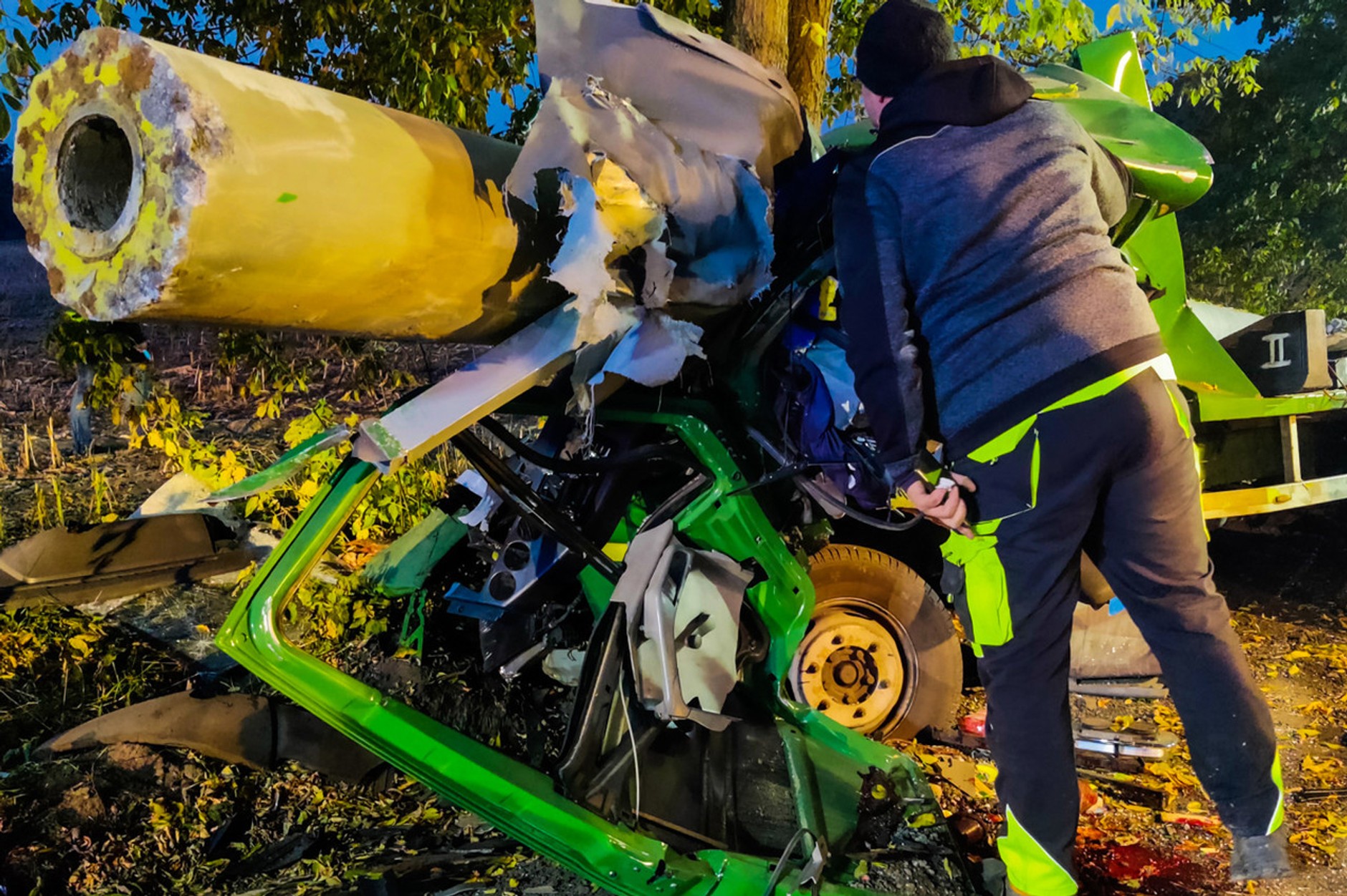 Tragiczny wypadek lawety w okolicach Chrząstowa