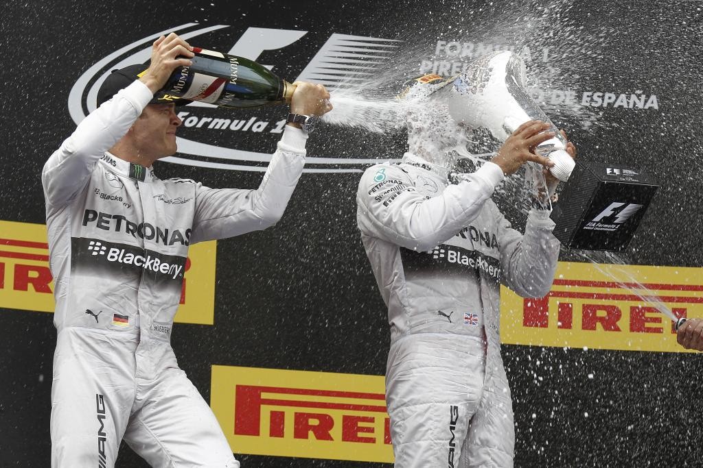 Nico Rosberg i Lewis Hamilton