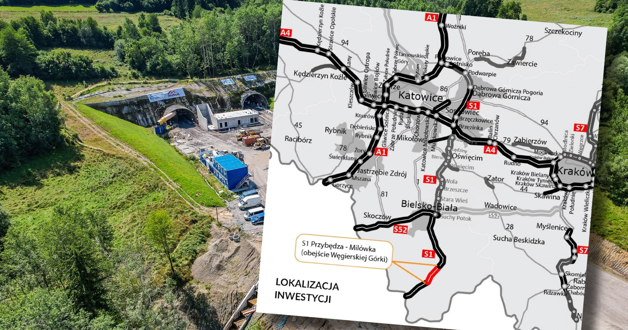 Trasa S1 Przybędza — Milówka