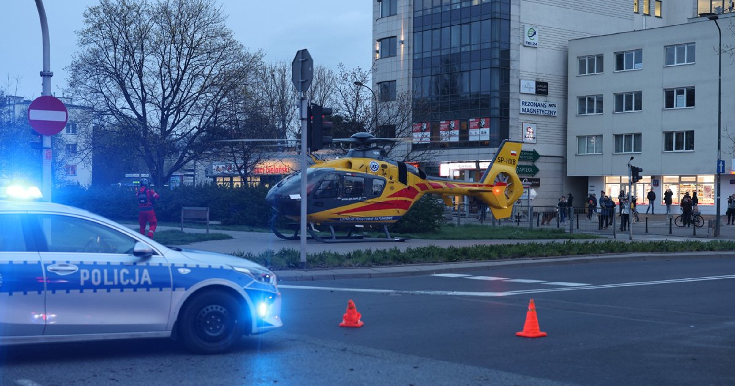 Nocne ćwiczenia policji