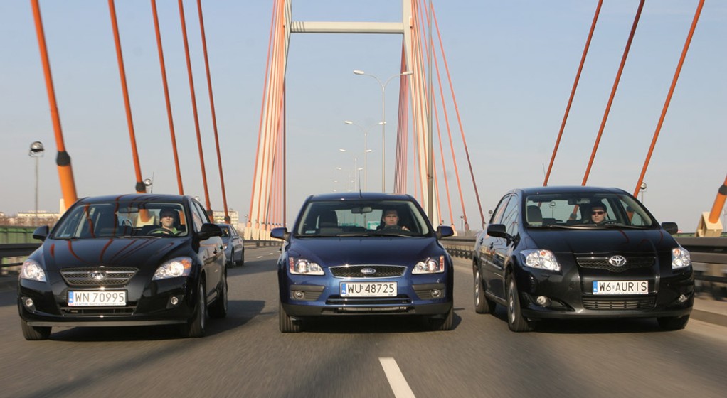 Ford Focus kontra Kia cee'd i Toyota Auris: czy każdy sposób na oszczędzanie jest dobry?