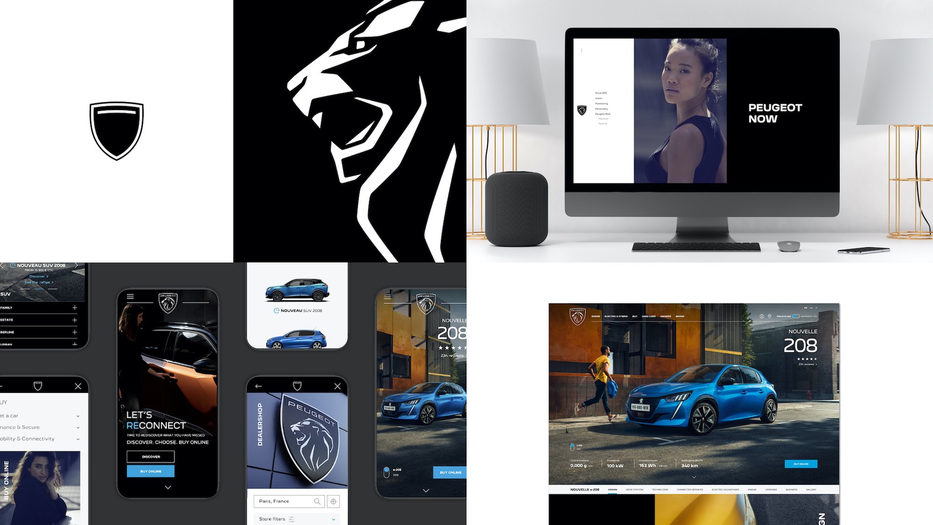 Peugeot – nowe logo i strona internetowa